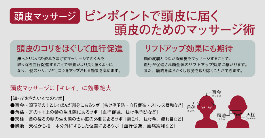 頭皮マッサージ
